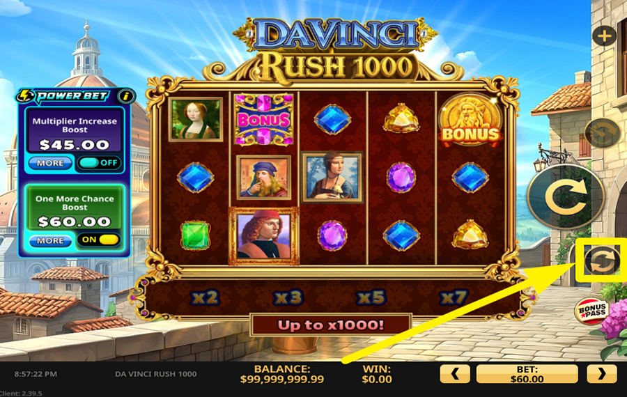 Da Vinci Rush 1000 BENUTZE DIE AUTOPLAY-FUNKTION.