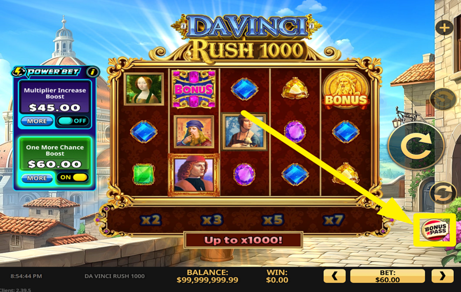 Da Vinci Rush 1000 STREBE NACH MEHR!