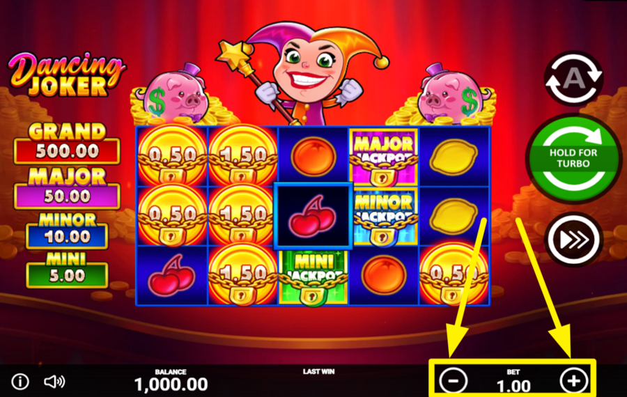Dancing Joker ИЗМЕНИТЕ СВОЮ СТАВКУ.