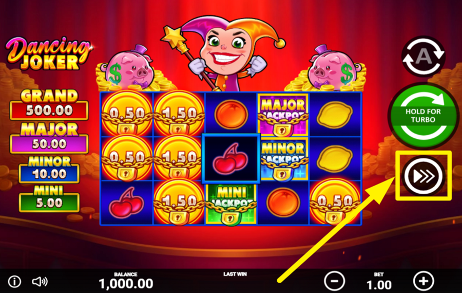 Dancing Joker УСКОРЬТЕ ВРАЩЕНИЕ.