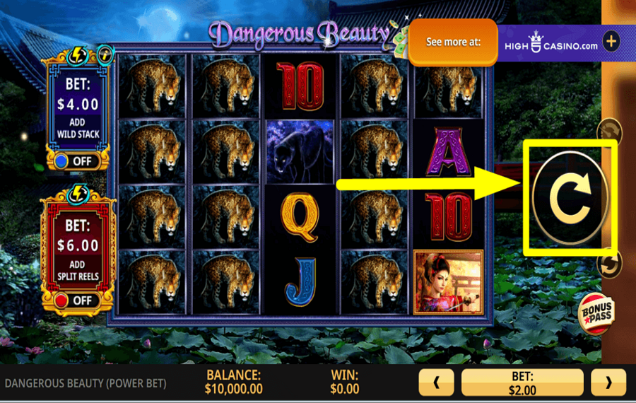 Dangerous Beauty Power Bet GIRA PER VINCERE.