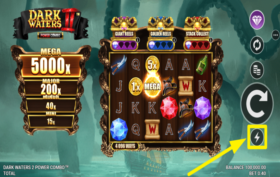 Dark Waters 2 Power Combo ИЗМЕНИТЕ СКОРОСТЬ.