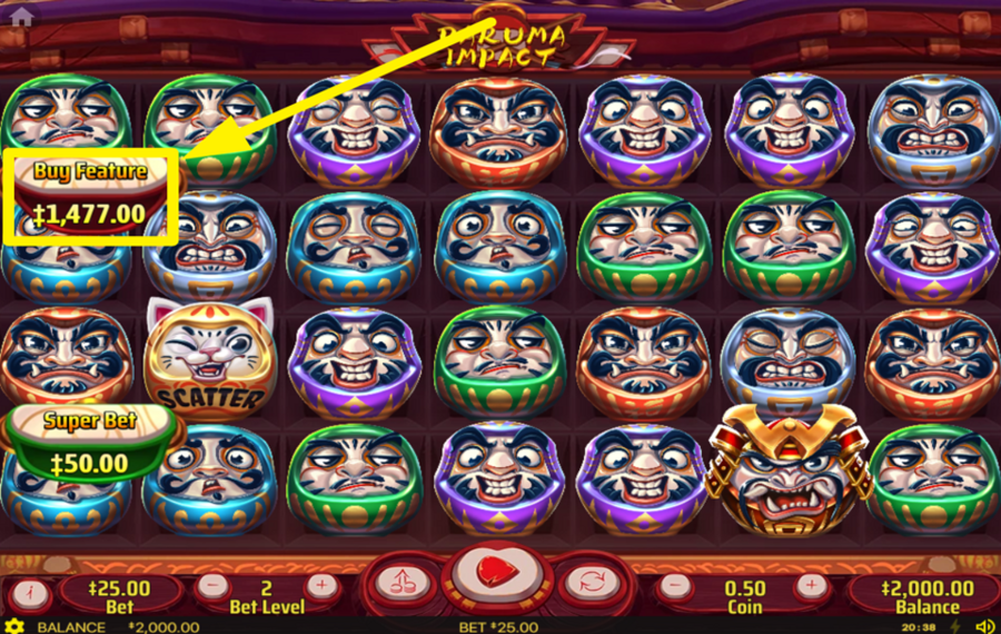 Daruma Impact OBTENEZ DES TOURS GRATUITS.