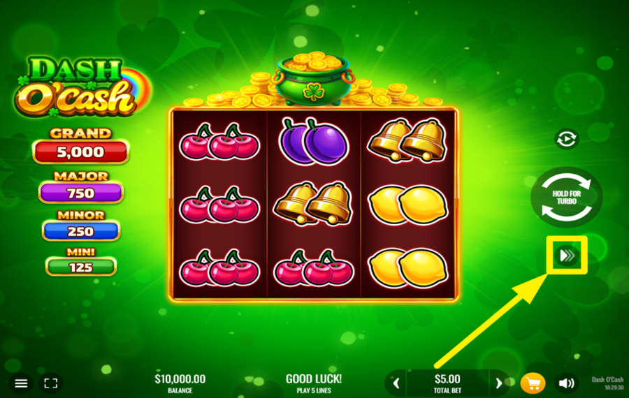 Dash O Cash ACCELERA IL GIOCO.