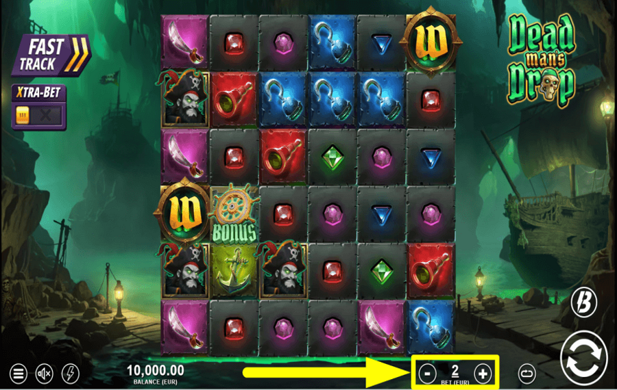 Dead Mans Drop PLACE YOUR WAGER.