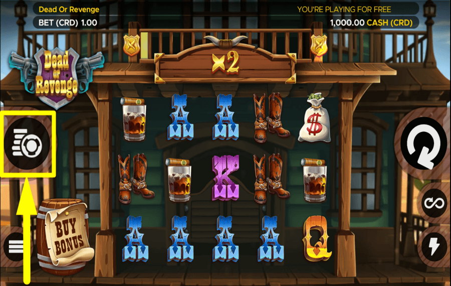 Dead or Revenge SELECT YOUR BET.