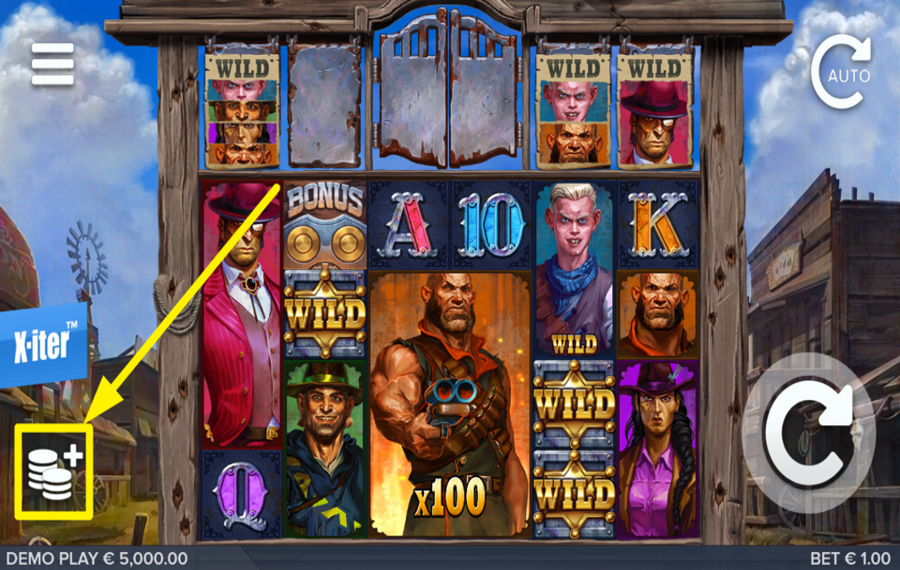 Deadeye WÄHLEN SIE IHREN EINSATZBETRAG.