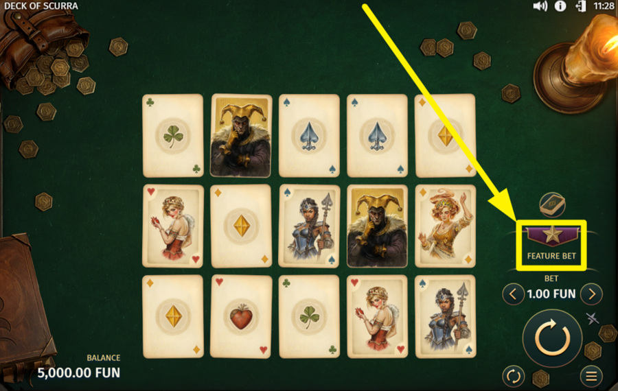 Deck of Scurra ATTIVA LA FUNZIONE SCOMMESSA.