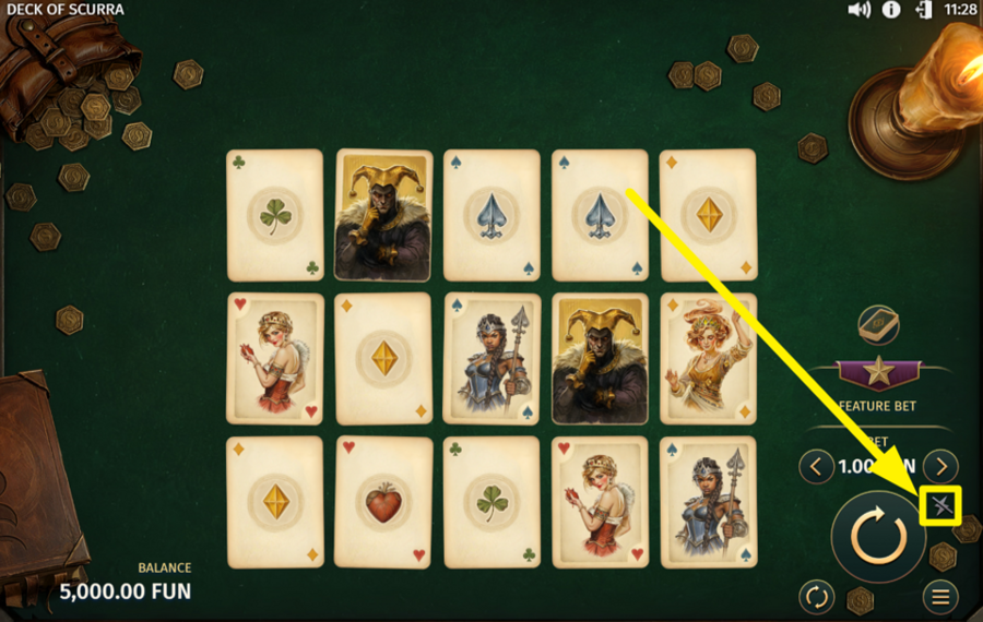 Deck of Scurra SCATENA LA CARICA TURBO.