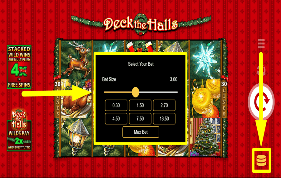 Deck The Halls DETERMINA LA TUA SCOMMESSA.