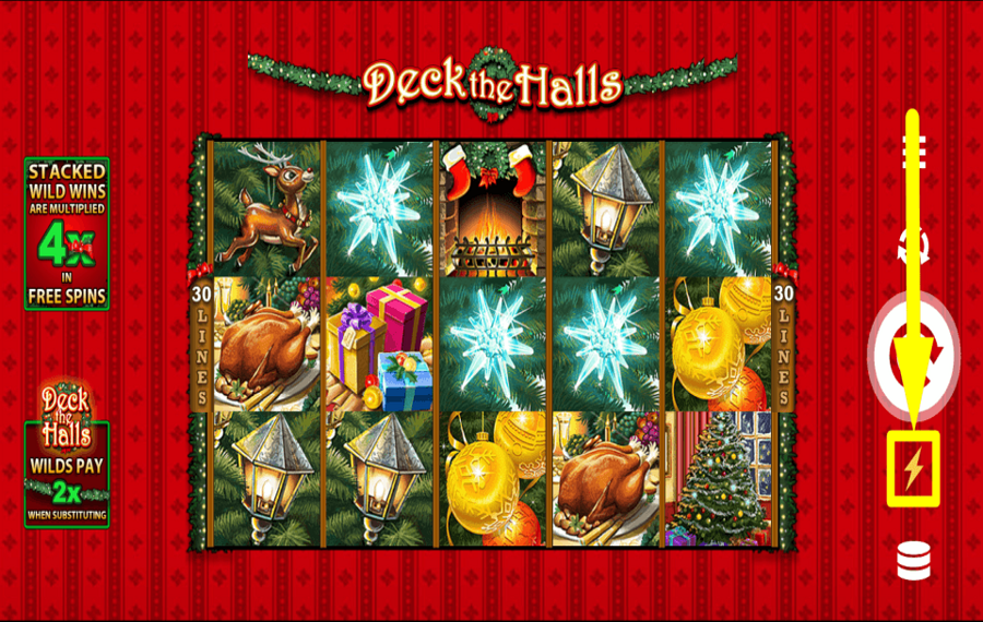 Deck The Halls ATTIVA LA MODALITÀ TURBO.