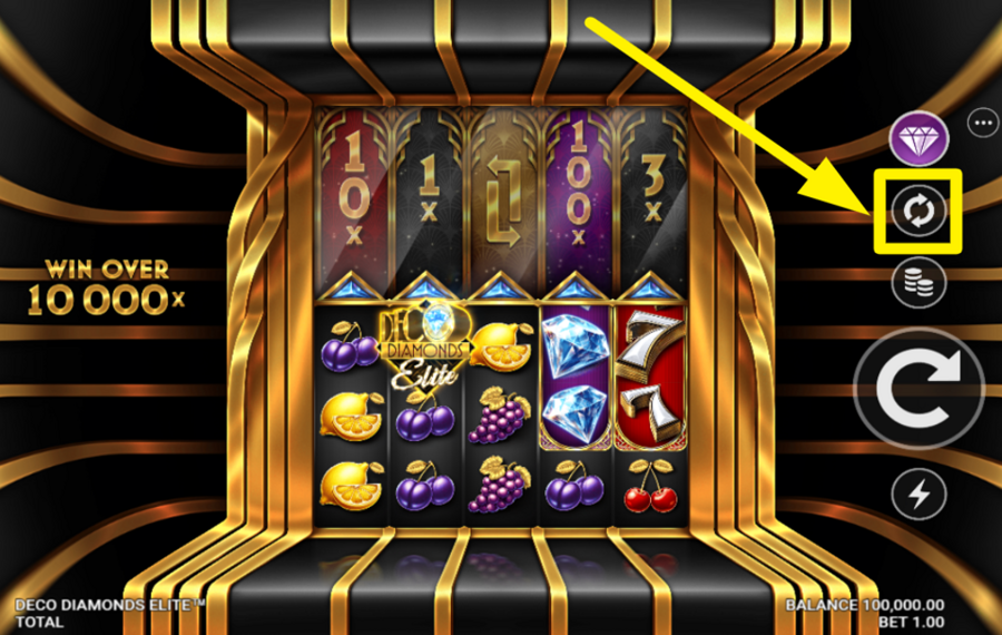 Deco Diamonds Elite ИСПОЛЬЗУЙТЕ АВТОМАТИЗИРОВАННЫЕ ВРАЩЕНИЯ.