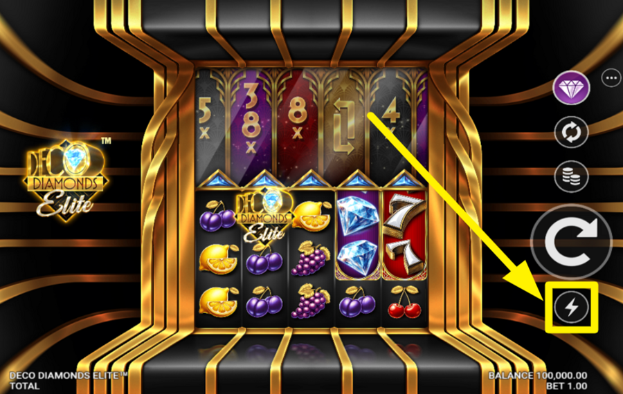 Deco Diamonds Elite УСКОРЯЙТЕ ВРАЩЕНИЕ.