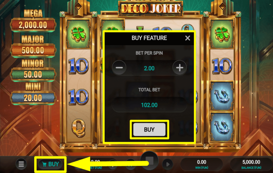 Deco Joker COMPRAR EL BONO.