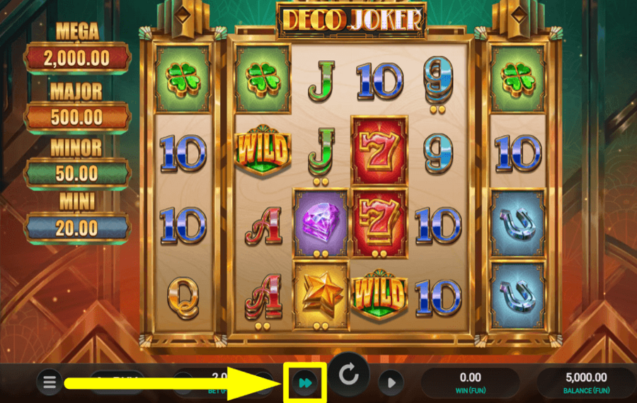 Deco Joker CONTROL DE VELOCIDAD DE GIRO.