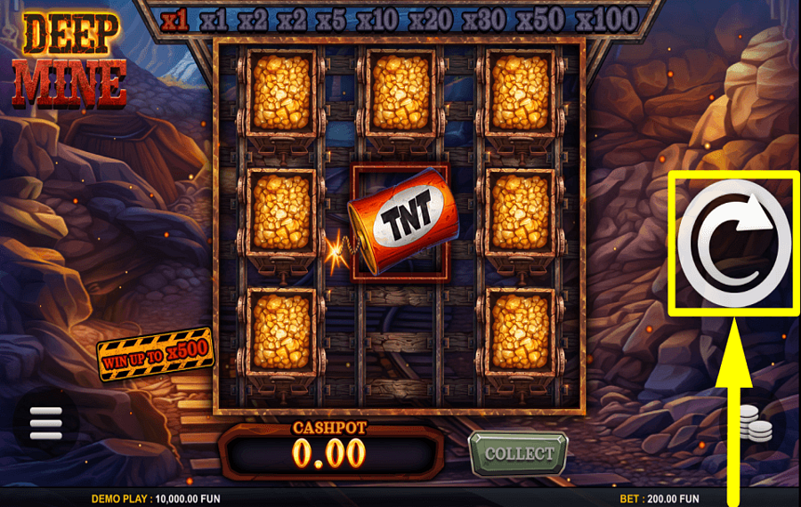 Deep Mine TIME TO GAMBLE.