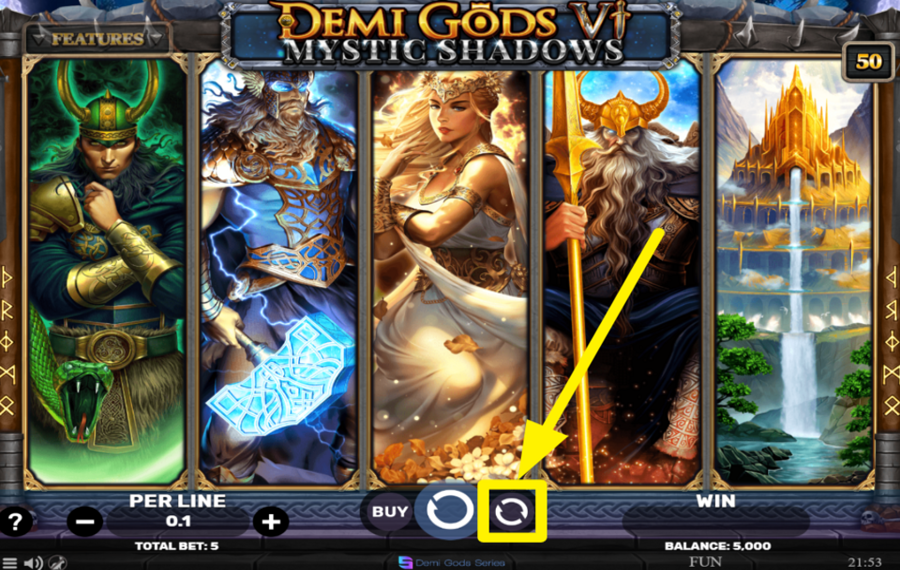Demi Gods VI Mystic Shadows ENABLE AUTOPLAY.