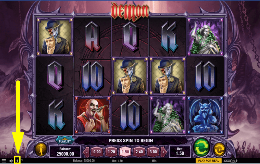 Demon SPEED UP THE GAME.