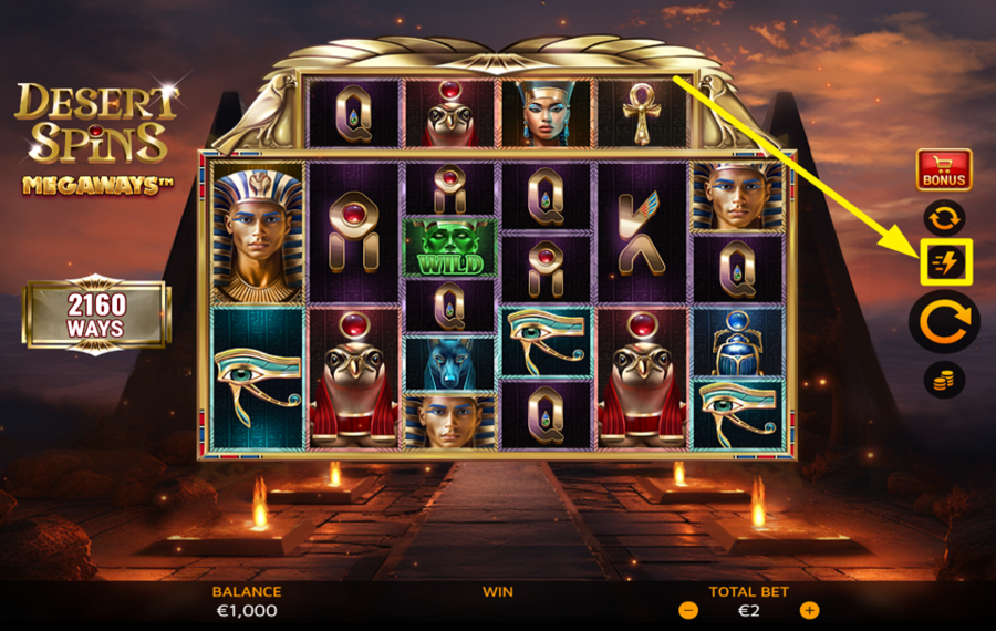 Desert Spins Megaways ENTFESSLE DIE TURBOLADUNG.