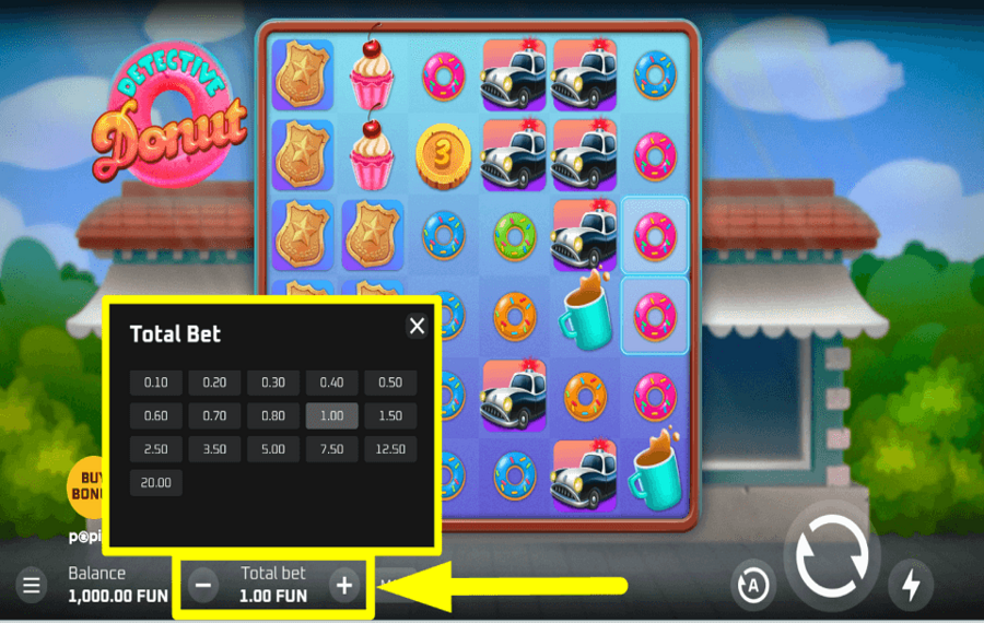 Detective Donut ELIGE LA APUESTA TOTAL.