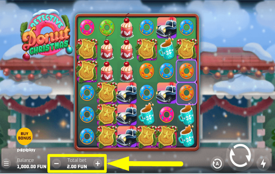 Detective Donut Christmas AJUSTER LE PIÉTON.