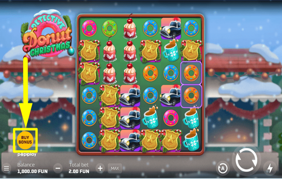 Detective Donut Christmas ACQUÉRIR DES BONUS.