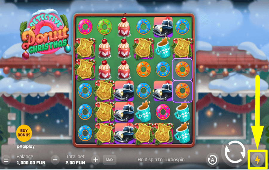 Detective Donut Christmas ACTIVER LE MODE TURBO.