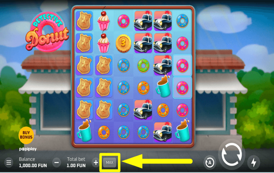 Detective Donut LANZAR LA APUESTA MÁXIMA.