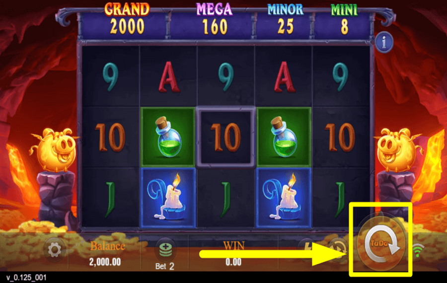 Devil Fire 2 SPIN THE REELS.