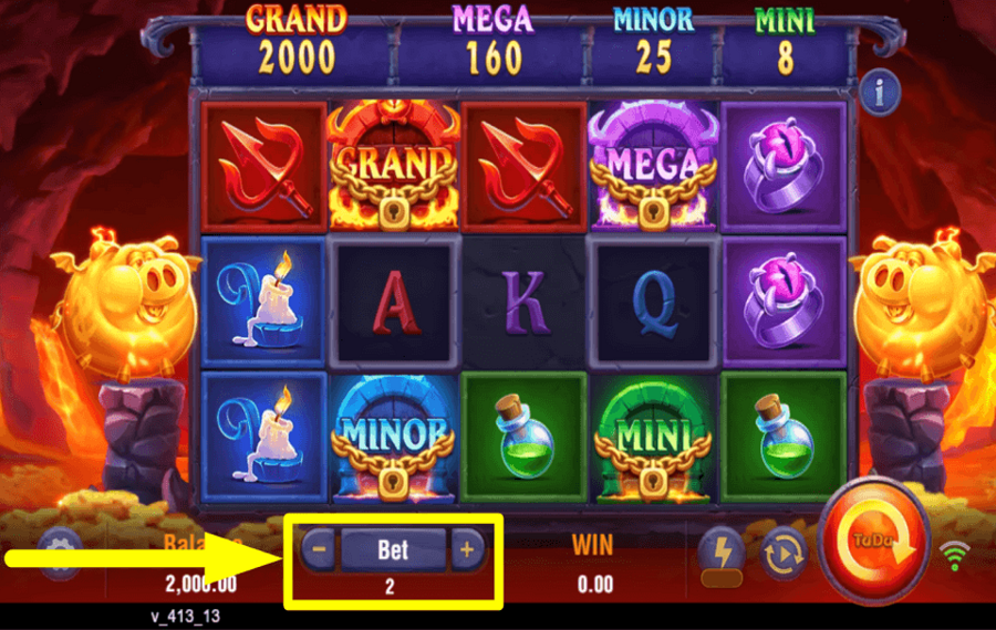 Devil Fire Twins MODIFY YOUR WAGER.