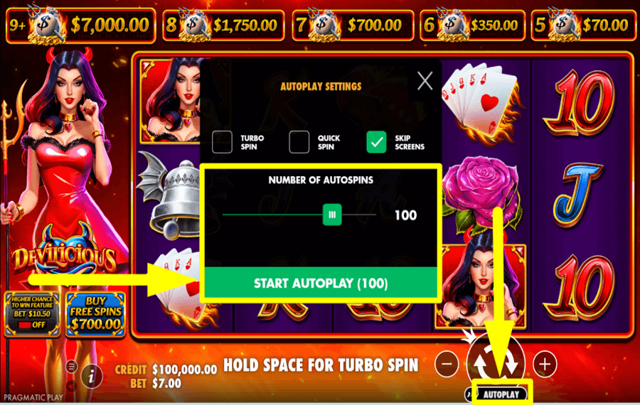 Devilicious APPLY AUTOPLAY.