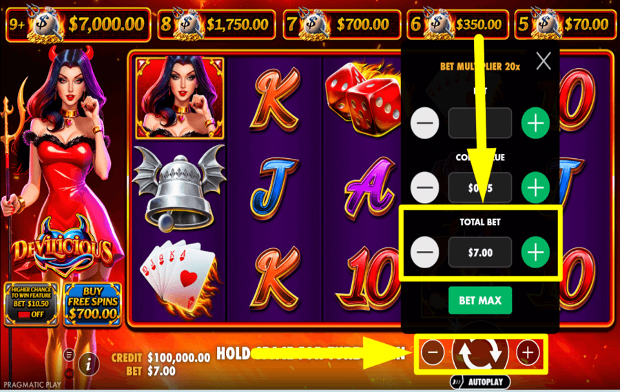 Devilicious APPROVE YOUR WAGER.