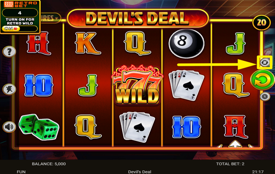 Devils Deal AUTOPLAY AKTIVIEREN.