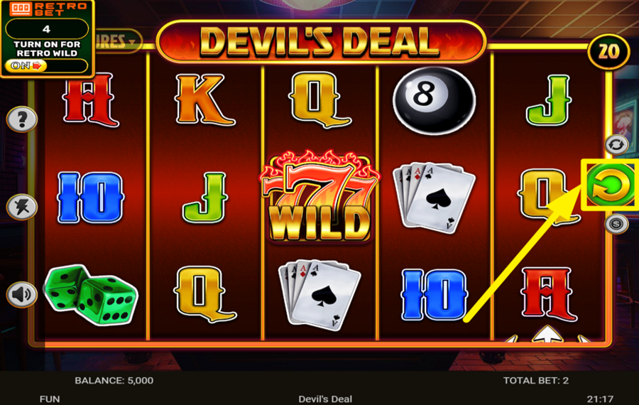 Devils Deal DREHEN SIE FÜR DEN SIEG!