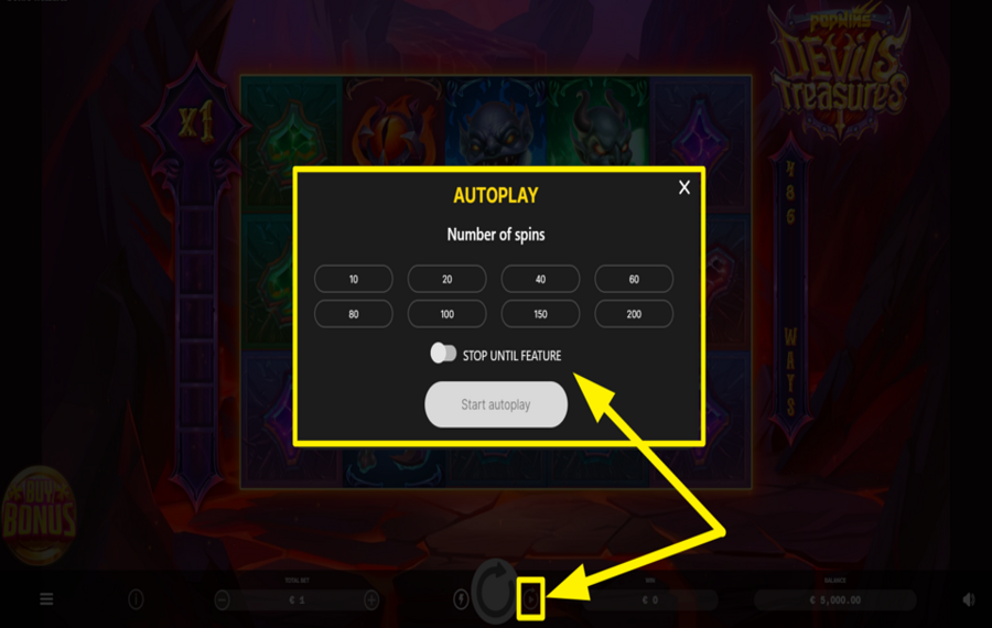 Devils Treasures LANCEZ DES TOURS AUTOMATIQUES.