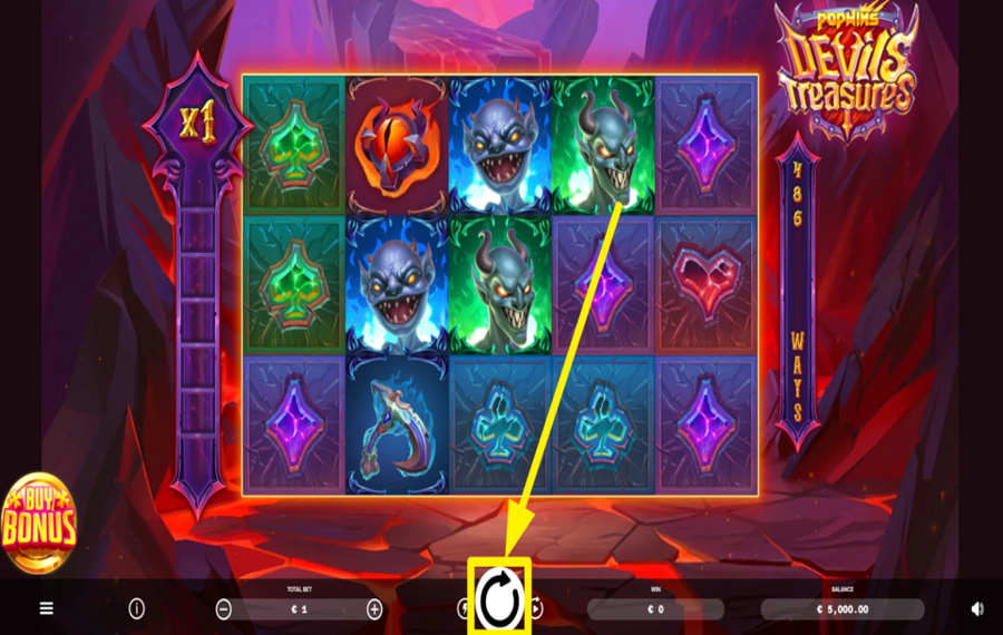 Devils Treasures TOURNEZ POUR GAGNER !