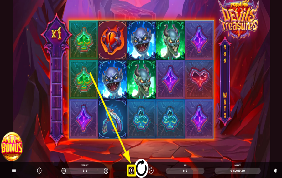 Devils Treasures CHANGER LA VITESSE.