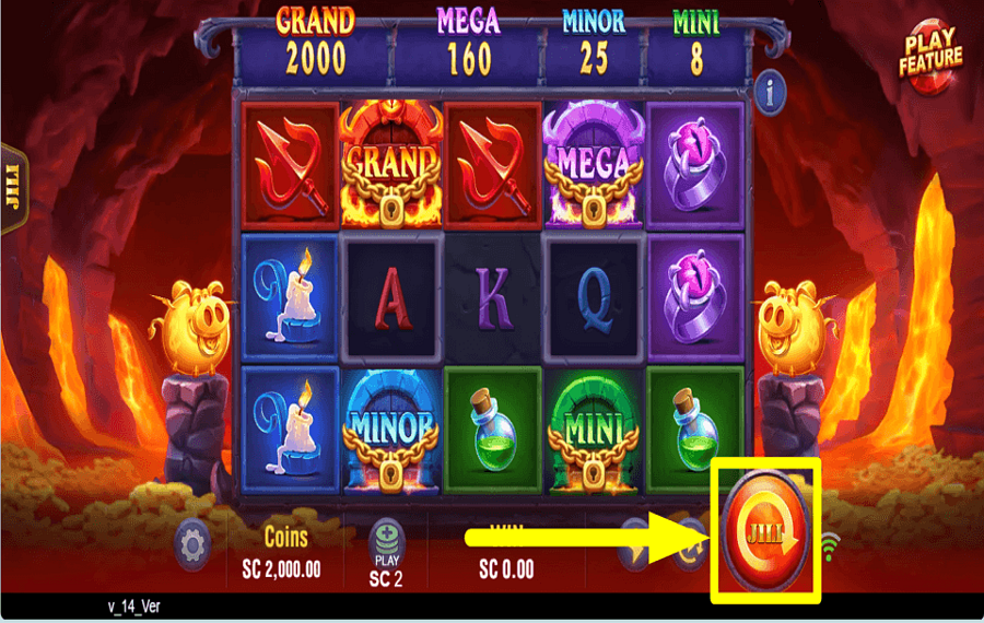 Devils Treasures Twins COMIENCE A JUGAR.