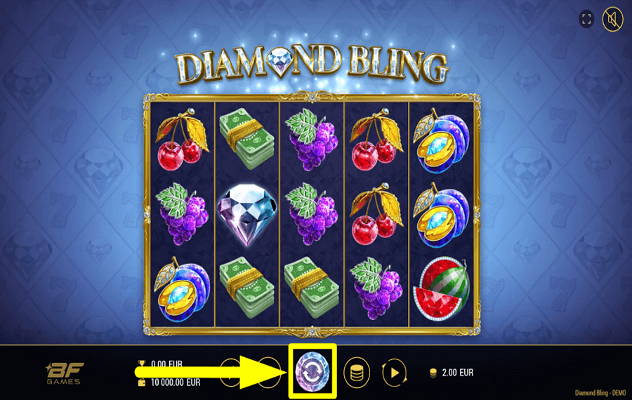 Diamond Bling SAMMELN SIE BELOHNUNGEN.
