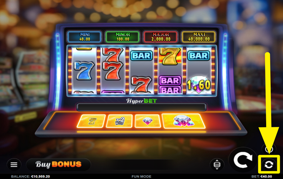 Diamond Bounty 7s Hold and Win VERWENDEN SIE AUTOMATISIERTE SPINS.