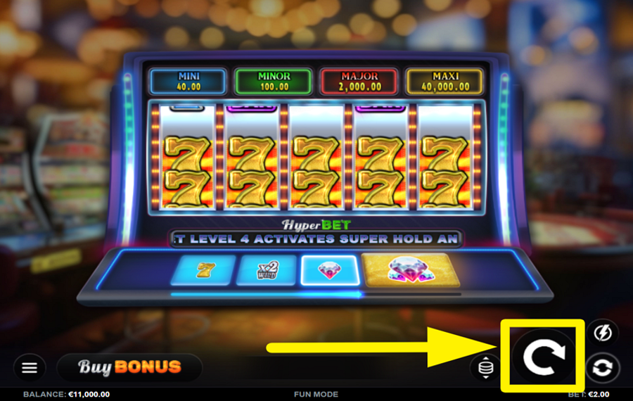 Diamond Bounty 7s Hold and Win DREHEN SIE DIE ROLLEN.