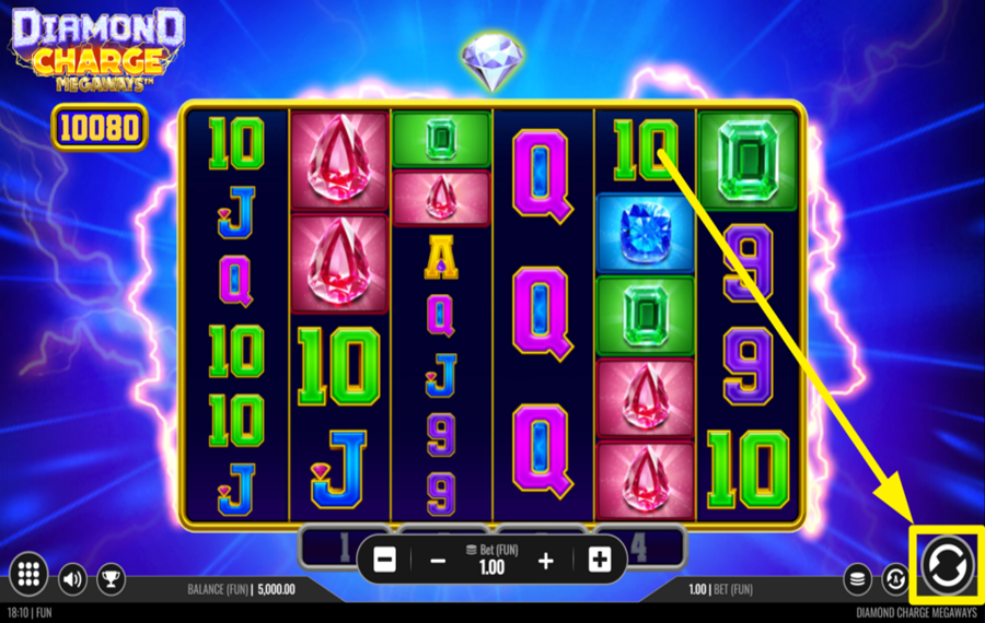 Diamond Charge Megaways SPIN TO WIN!