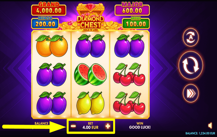 Diamond Chest Hold N Link GEBEN SIE IHREN WETTSATZ AB.