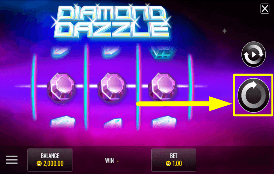 Diamond Dazzle APPUYEZ SUR LE BOUTON « JOUER ».