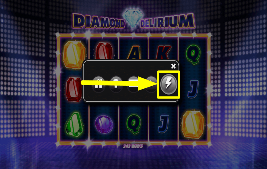 Diamond Delirium ACCELERA IL GIOCO.