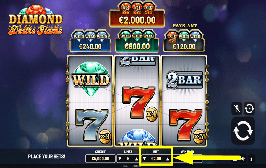 Diamond Desire Flame STAKE YOUR CREDITS.