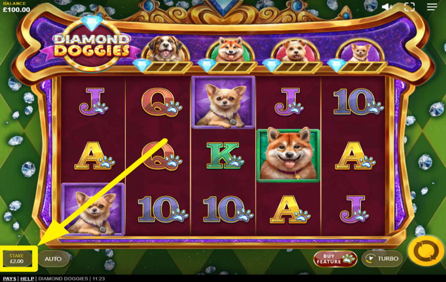 Diamond Doggies ИЗМЕНИТЕ СВОЮ СТАВКУ.