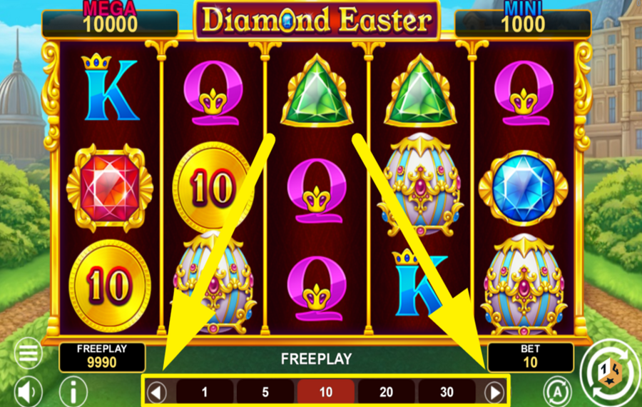 Diamond Easter DETERMINE YOUR BET.