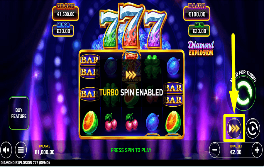 Diamond Explosion 777 MEJORA TU JUEGO.