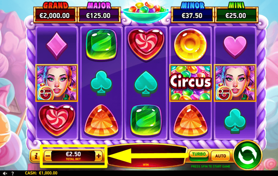 Diamond Explosion Candy ОПРЕДЕЛИТЕ СВОЮ СТАВКУ.